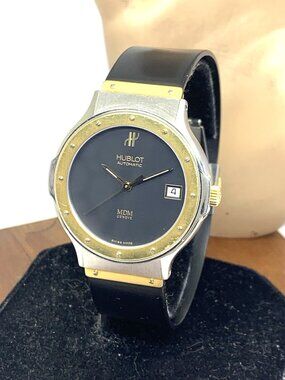 Hublot Unisex Watch 1581.2 MDM Swiss Automatic 18k Yellow Gold Silver Steel 36mm